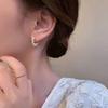 Cercei Huggie Earrings 13mm x 3.7mm for Women, Pearl Ear Hoops, Minimalist Fashion Jewelry, 925 Sterling Silver, Gift