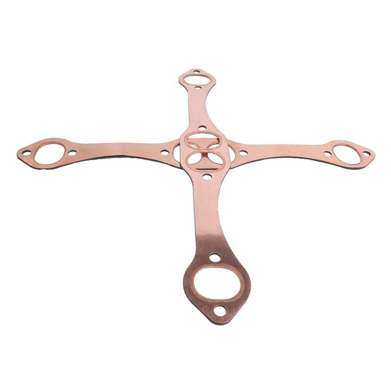 

AM-Car Oval Port Copper Exhaust Pipe Gaskets PH306 For Chevy SBC 327 305 383 Parts Kit
