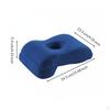 Memory Foam Rest Pillow Breathable Office Ergonomic for Students Light Gray