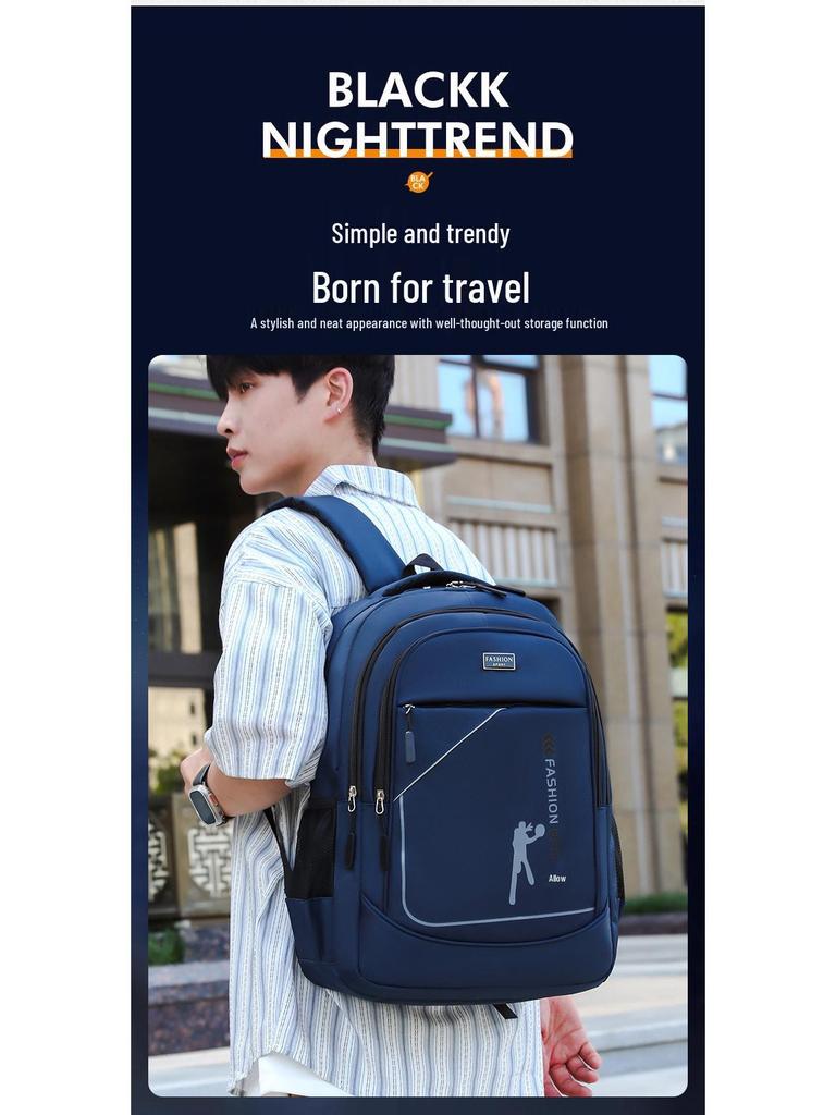 Schul- und Reiserucksack mit großer Kapazität, Business- und Sportdesign