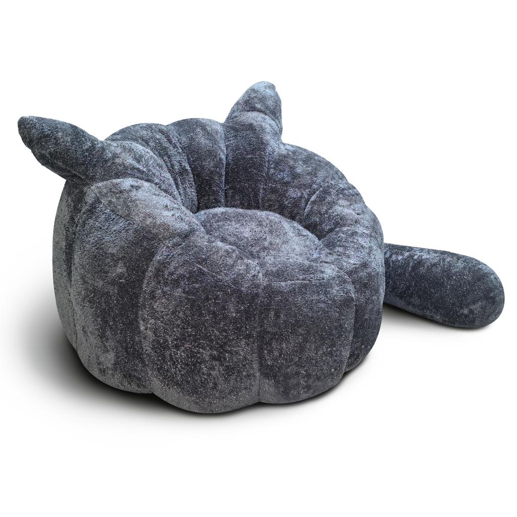 Starry Snow Fox Bean Bag Chair,Bean Bag Sofa,Indoor Soft Fluffy Animal Shaped Bean Bag Seat for Bedroom,Living Room