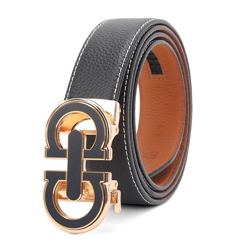 Мужской деловой ремень PLOVER из натуральной кожи