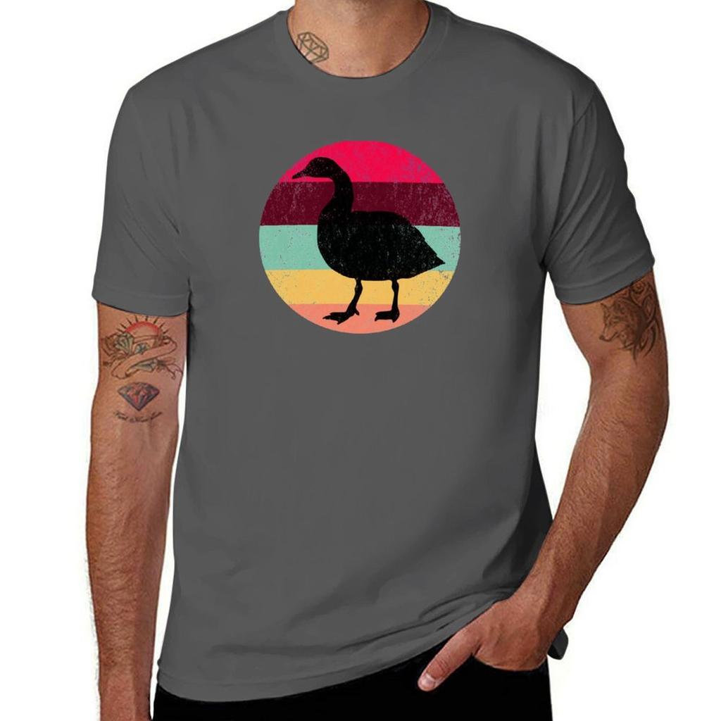 Goose Vintage Sunset Tshirt Relaxed Fit Casual Short Sleeve Top