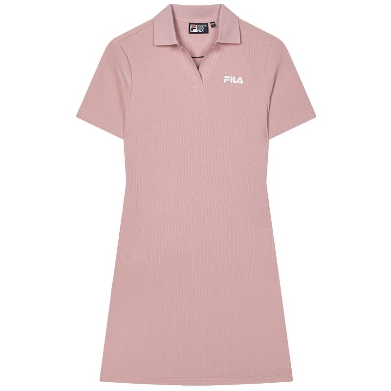 Fila Women's Slim Fit Knit Polo Dress