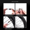 2PCS Lumières LED Vélo Vélo Bouchon de Valve de Pneu Lampe de Poche Auto Voiture Moto Valve d'Air de Pneu Rayons de Roue Lumière Accessoires de Vélo
