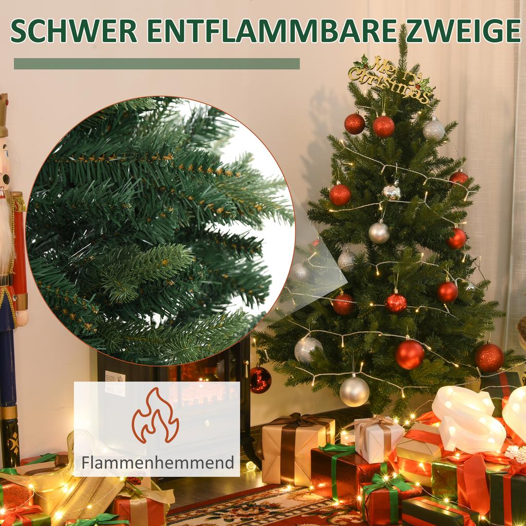 Christmas Tree Artificial Fir, 1.2 M, Incl. Stand, Diameter 85 Cm X 120 Cm, Green