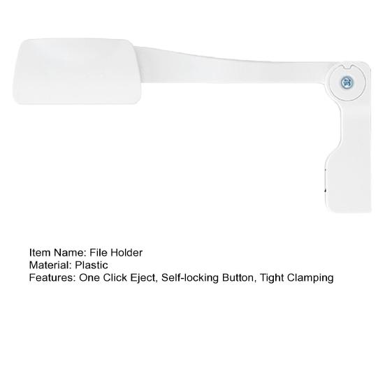 Typing Stand Space Saving Tight Clamping Self-locking Button One Click Eject Anti-drop Computer Monitor Folding Folder Office Supply