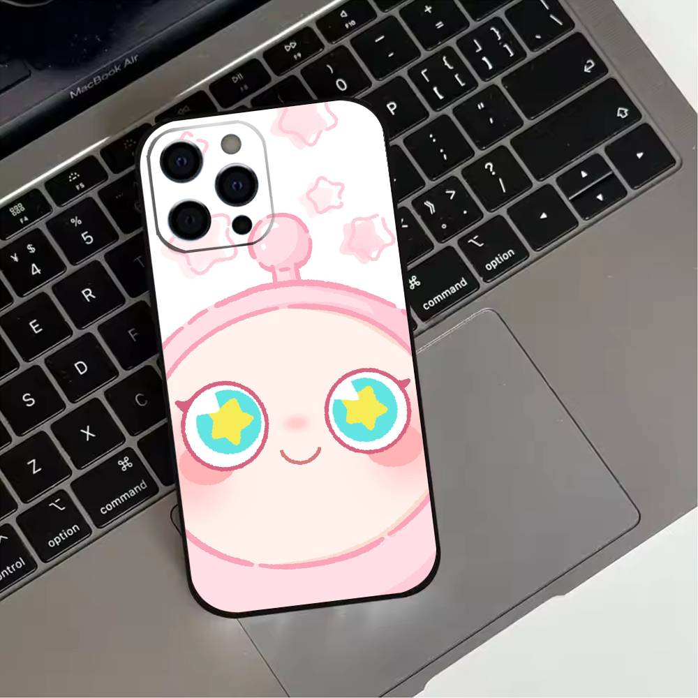 Cute E-Eggy P-Party-EP  Phone Case For iPhone 17,16,15,14,13,12,11 Plus,Pro Max,XS,Soft Silicone Black Cover