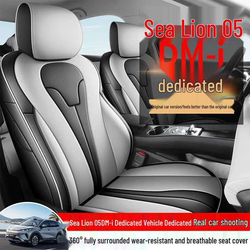 26 Styles Sea Lion Leather Car Seat Covers - All-Season, Breathable, Wear-Resistant, Full Coverage Cushions