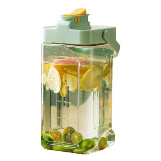Kaltbrüh-Krug mit Zapfhahn 2,5/3,5L Große Kapazität Kunststoff-Wasserspender für Saft & Eistee Auslaufsichere Getränkekanne für Zuhause Party Outdoor