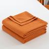 Waffle Plaid Cotton Blankets For Beds Summer Breathable Quilt Blanket Bed Sheet Bedspread Sofa Cover Throw Blankets Dusty Pink