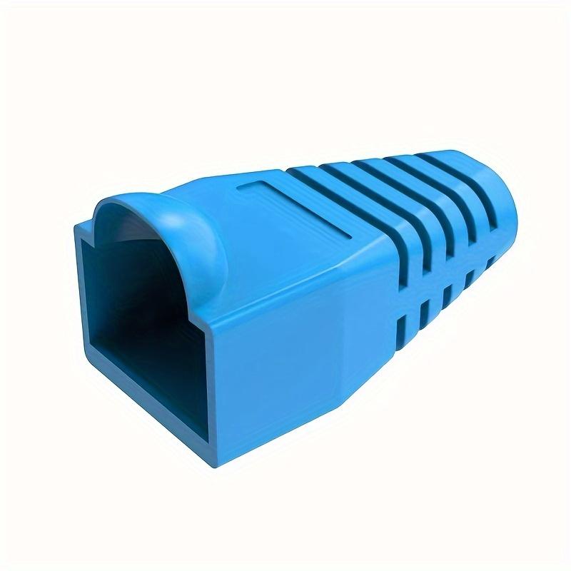 Colorful CAT5E CAT6 RJ45 Ethernet Network Connector Plug Cover Strain Relief Boots Crystal Head Protective Cable Sleeve For 8P8C