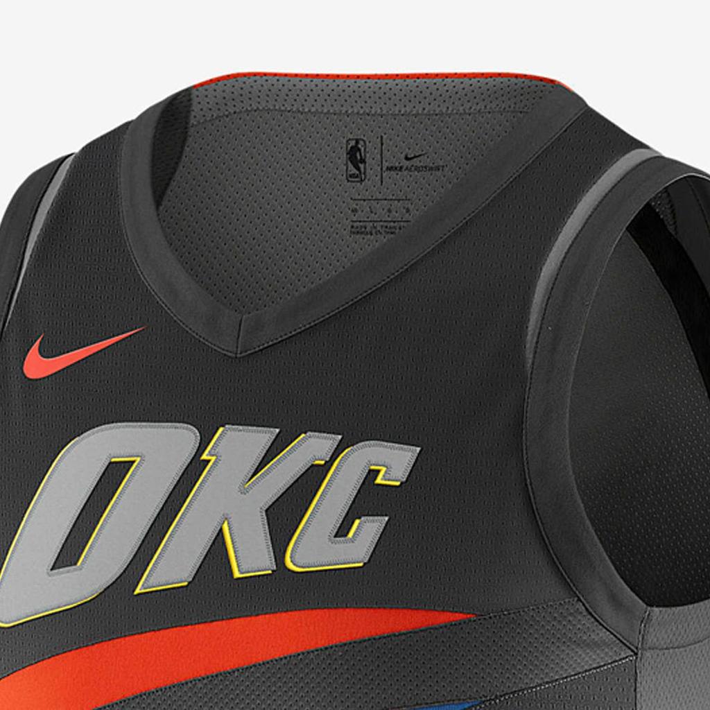 Nike Nba Oklahoma City Russell Westbrook Authentic Jersey AH6063-039