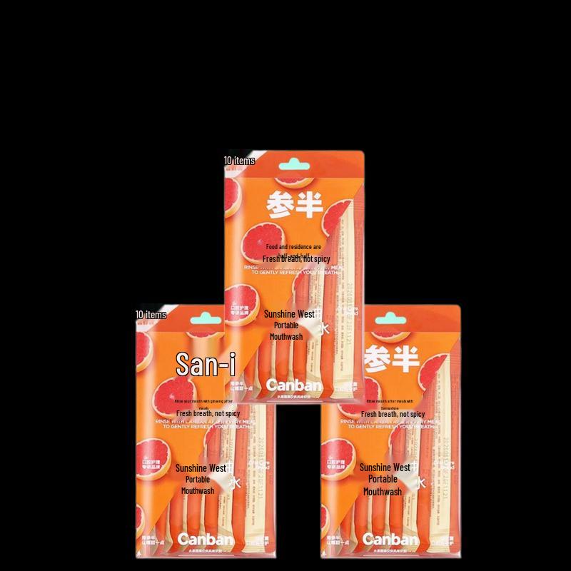 

Sanban Portable Grapefruit Mouthwash