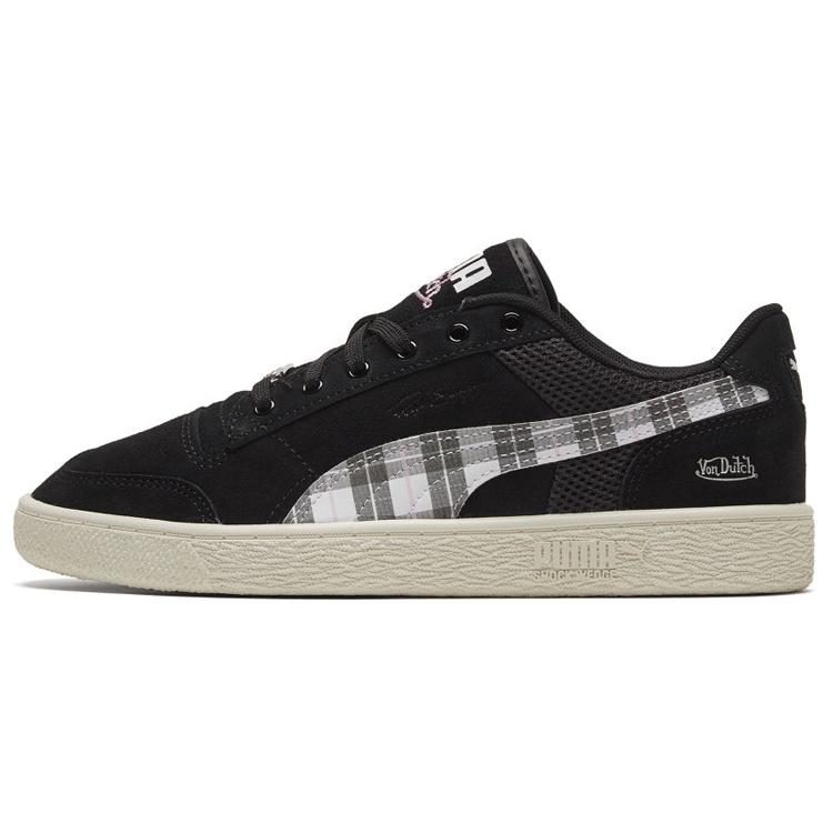 PUMA Von Dutch x Ralph Sampson Plaid Print Stripes Men s 373748-01 EU 35.5