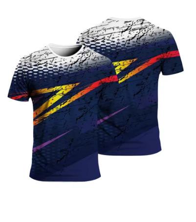 Fashion Women's T-Shirt Summer Fashion Sports Fast Drying Men and Women's Comfortable Outdoor Daily Casual Round Neck Short Sleeve T-Shirt Sports O