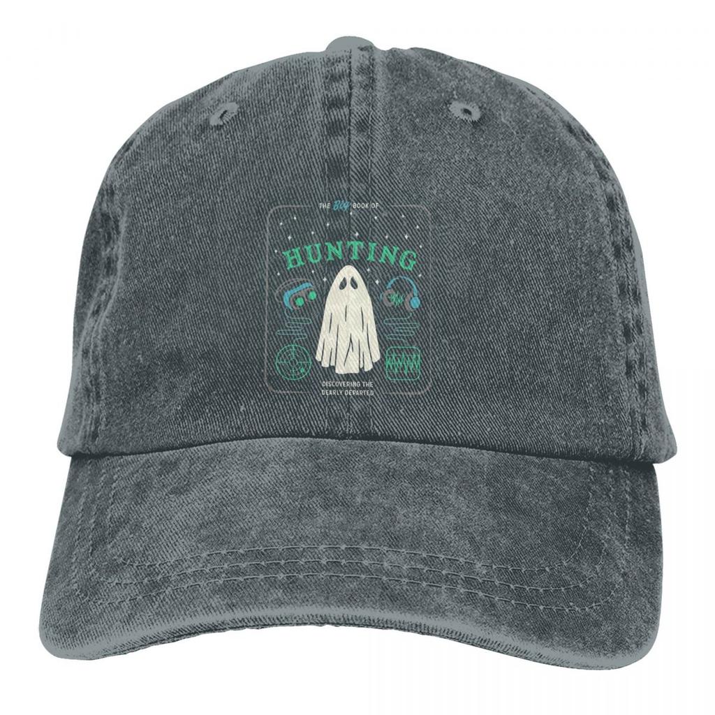 The Big Book Of Ghost Hunting Halloween Baseball Cap Unisex Hats Women Visor Protection Snapback Baphomet Satan Lucifer Caps