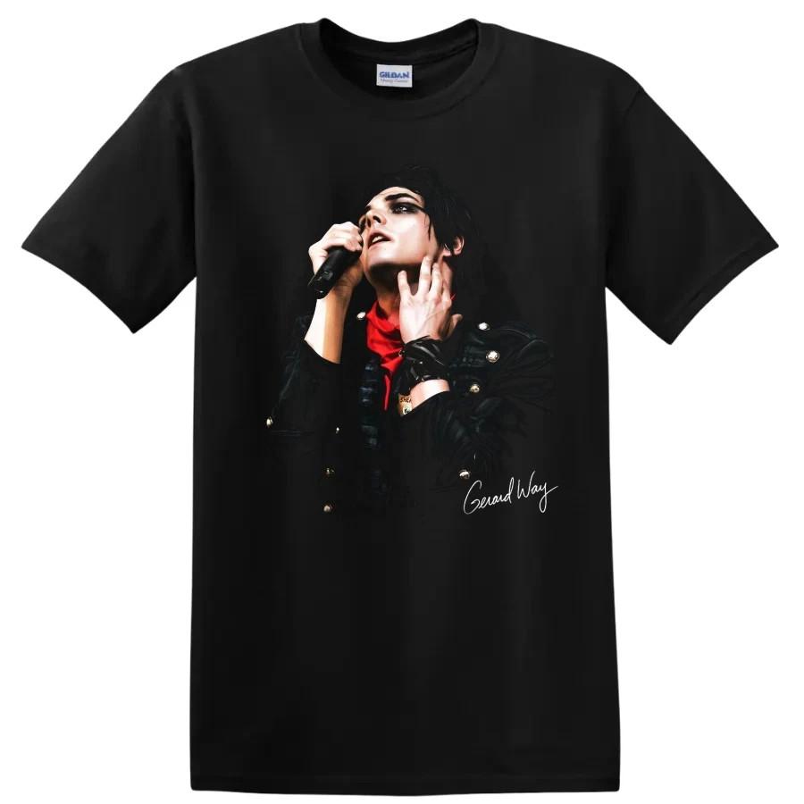 Gerard Way T Shirt Black Parade Era Music Fan Art Portrait Rock Teesize S To 5XL