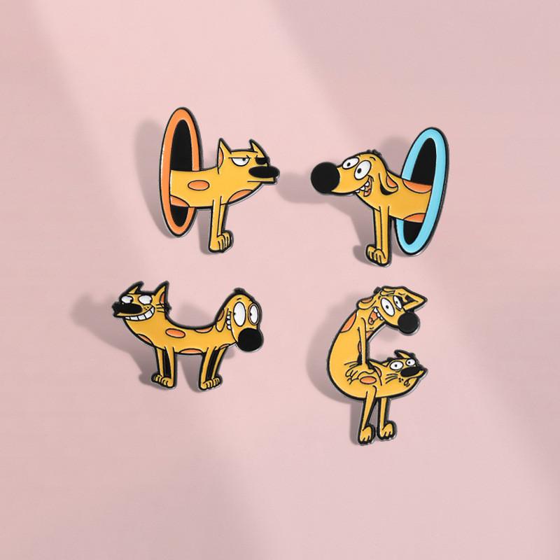Cartoon Character Charming Alloy Brooch For Stylish Winter Accessories Fashion
