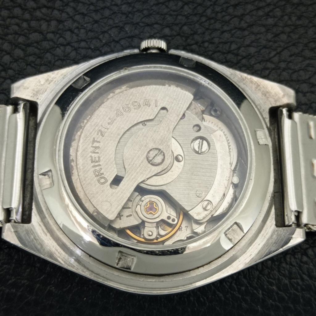 JAPAN VINTAGE ORIENT AAA CRYSTAL AUTOMATIC MENS ORIGINAL DIAL WATCH A707774-1