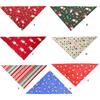 Weihnachten Haustier Speichelhandtuch Kleintier Bandana Schal Lätzchen Party Deko Accessoire Geschenk Weihnachtsmann Rot 1