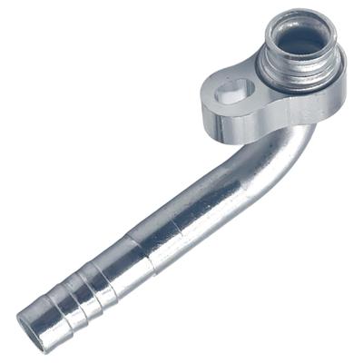 TIGRE BLANC R134 Car Air Conditioner Compressor Fitting Pipe Aluminum Metal Fittings L-Shaped Aluminum