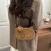 New matte cute cat fashion shoulder bag women's highend commuting light retro niche messenger bag