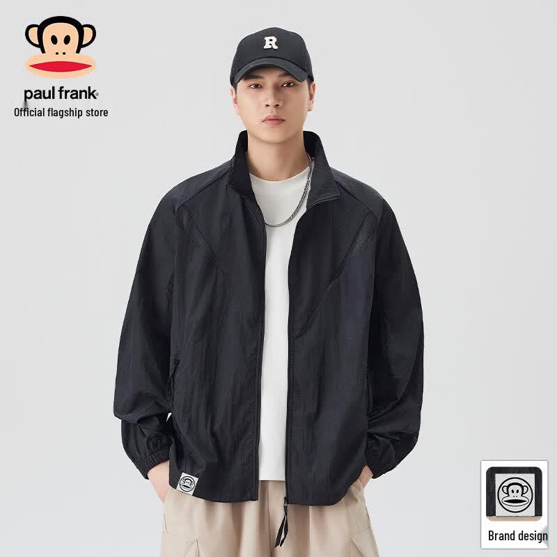Paul Frank Men s Summer Hooded Ice Silk UPF50+ Sun Protection Jacket S
