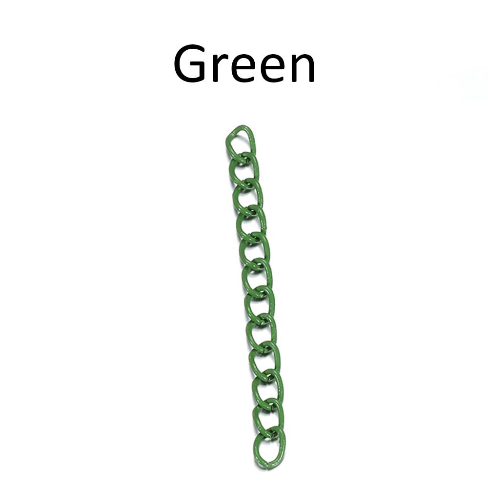 30pcs 4.5cm Colourful Necklace Extension Chain Bulk Bracelet Extended Chains Tail Extender For DIY Jewelry Making Supplies