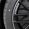 4Pcs Car Styling Wheel Rim Aluminum Logo Sticker Wheel Hub Decals For Mercedes Benz AMG A B C E G CLA W211 W203 W204 W210 W124 YM9