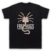2026 New Hot Funny Facehugger Alien Free Hugs Scifi Tshirt Cotton Oneck Summer Short Sleeve Casual Unisexs T