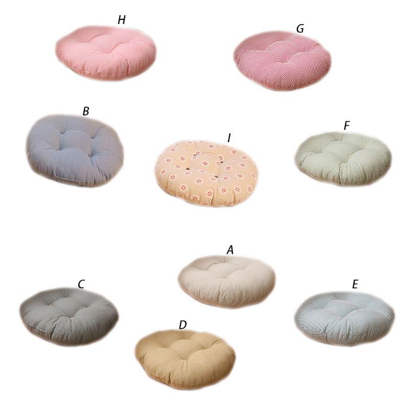 Buy Japanese Round Seat Pads Thicken NonSlip Padded Futon Cushion
