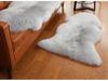 Australian Sheepskin Leather Pattern Wool Sofa Cushion, Carpet, or Bedside Rug – Spliceable into One Sheepskin Piece