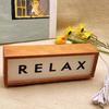 Glowing Effect Sleeping Lamp USB Desktop Ornament Lamp Toilet Wooden Acrylic Night Light  Kids Room
