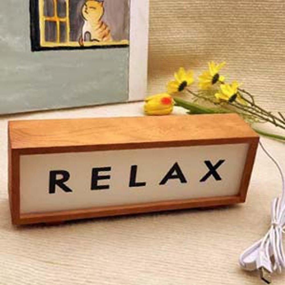 Glowing Effect Sleeping Lamp USB Desktop Ornament Lamp Toilet Wooden Acrylic Night Light  Kids Room