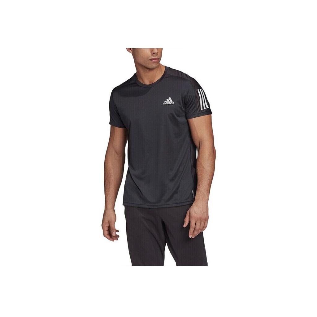 Adidas Own the Run Tee Black/Reflective Silver Men Streetwear H58591