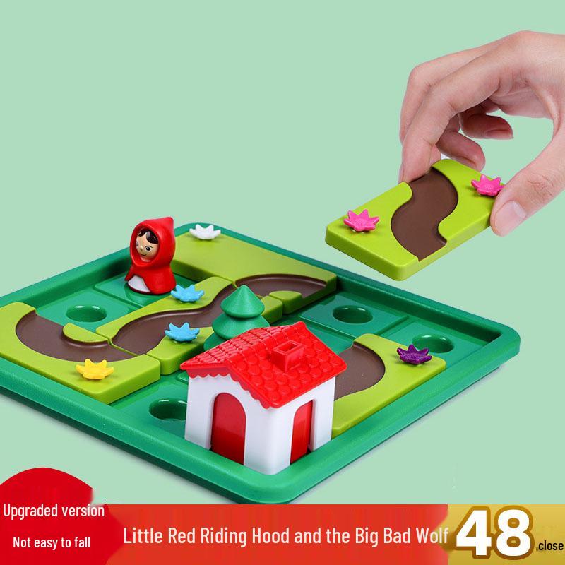 Three Little Pigs & Little Red Riding Hood Logic Game: Early Education Puzzle for Ages 3-6