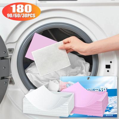 180/90/60/30 Stück Wäschetabletten Unterwäsche Kinderkleidung Wäscheseife Konzentriertes Waschpulver Waschmittel für Waschmaschinen
