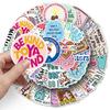 50 Inspirational Mental Health Planner Stickers for Notebooks, Phones, and Luggage - Waterproof and Creative English Designs (50 Sheets)