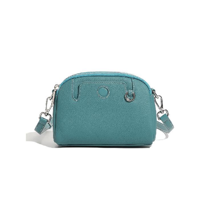 Elegant Top-layer Cowhide Women's Bag, Fashionable Coin Purse, 2025 New Model, Single Shoulder Crossbody Bag