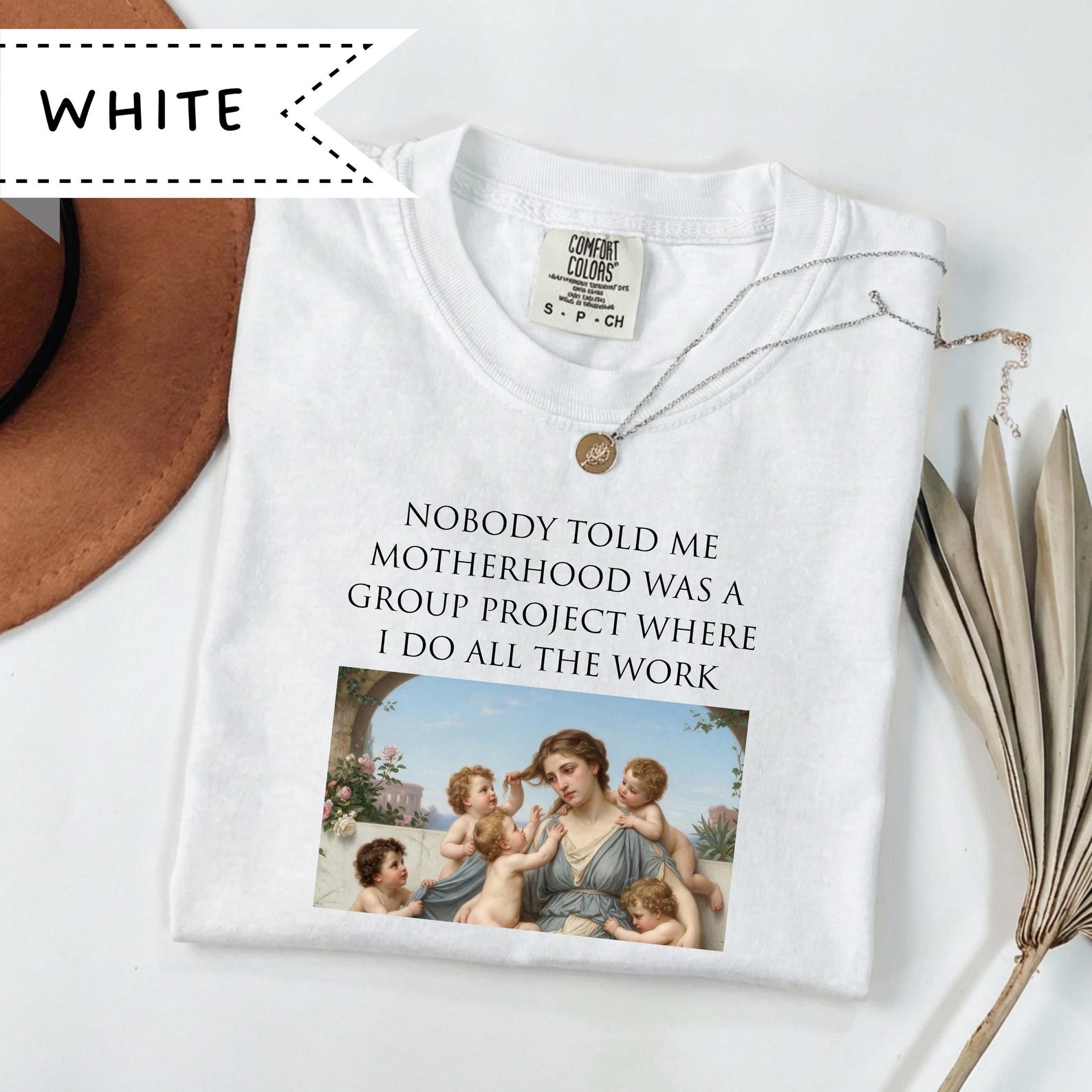 Motherhood Life T-Shirt, Sarcastic Mama Shirt, Classical Art Meme Tee, Mother s Day Gift, Mom Appreciation L
