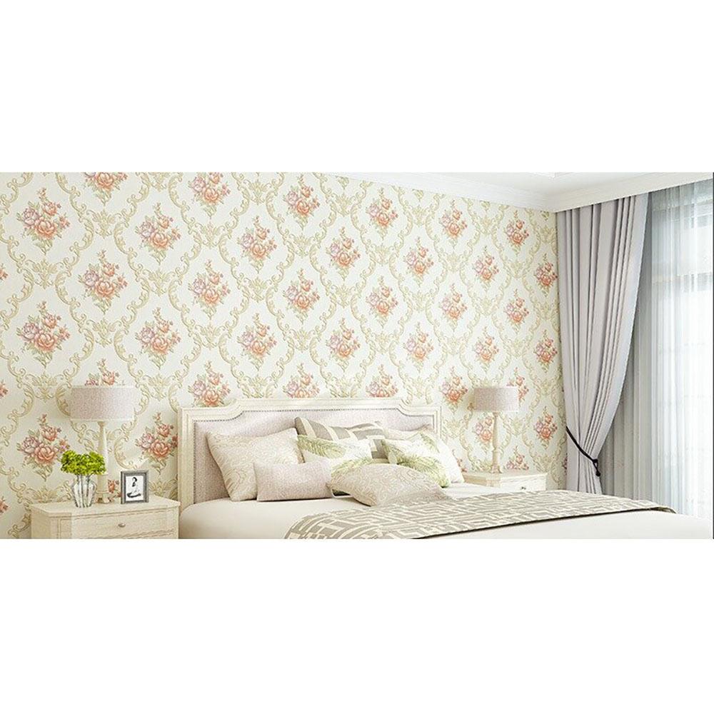 Self Adhesive Wallpaper Precision Pressed Non-woven Fabric Cross-border Three-dimensional Bedroom Living Room Wall Stickers
