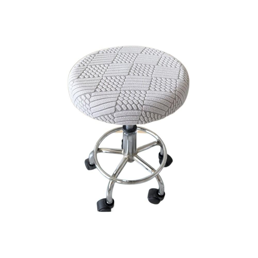 Thickened Round Chair Cover Elastic Stool Cushion Slipcover New Bar Round Stool Cover
