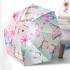 Butterfly Lover Folding Umbrella Fashion Auto-Open 8 Iron Ribs Plastic Handle Foldable Sunshade Perfect Christmas Gifts