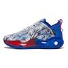 Echipa Pionierilor Tineri Li Ning 3.5 Pantofi de Baschet Casual Versatili Rezistenți la Lovituri și Uzură Joasă Pantofi de Baschet pentru Copii Albastru Alb YKBT040-1