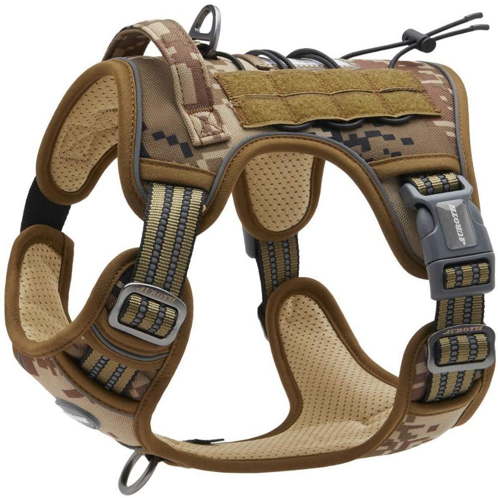 Nylon dog chest strap medium and large dog tactical dog strap leash anti-strangulation pet chest and back collar