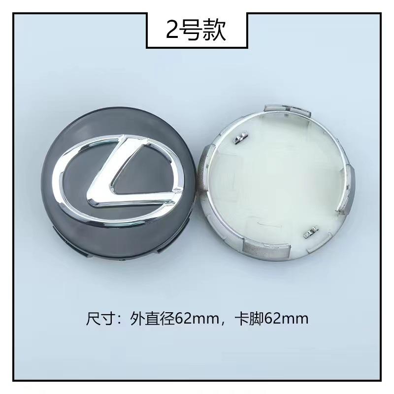 4pcs 62mm Wheel Hub Center Caps For Lexus Badge Cover Hubcaps for NX200T ES200 ES350 IS300 RX240 GS450h LS500h Car Accessories