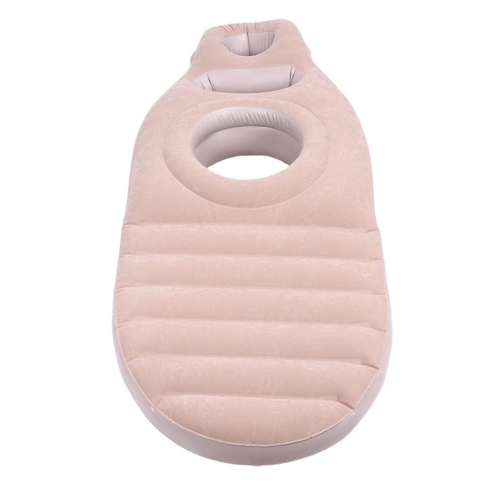 Polštář na celé tělo s otvorem na břicho Pohodlný lehký PVC nafukovací plovák do bazénu pro podpěru při spánku