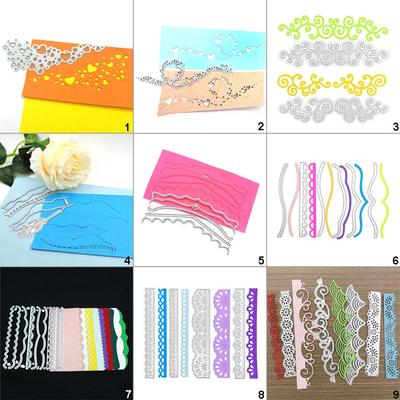 Vyřezávací raznice na krajky Kovová šablona DIY album Scrapbooking
