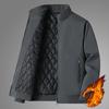 Plus Size 8xl Jacket for MenThick Stand Collar Solid Winter Jacket Men Waterproof Warm Business Casual Men Coats